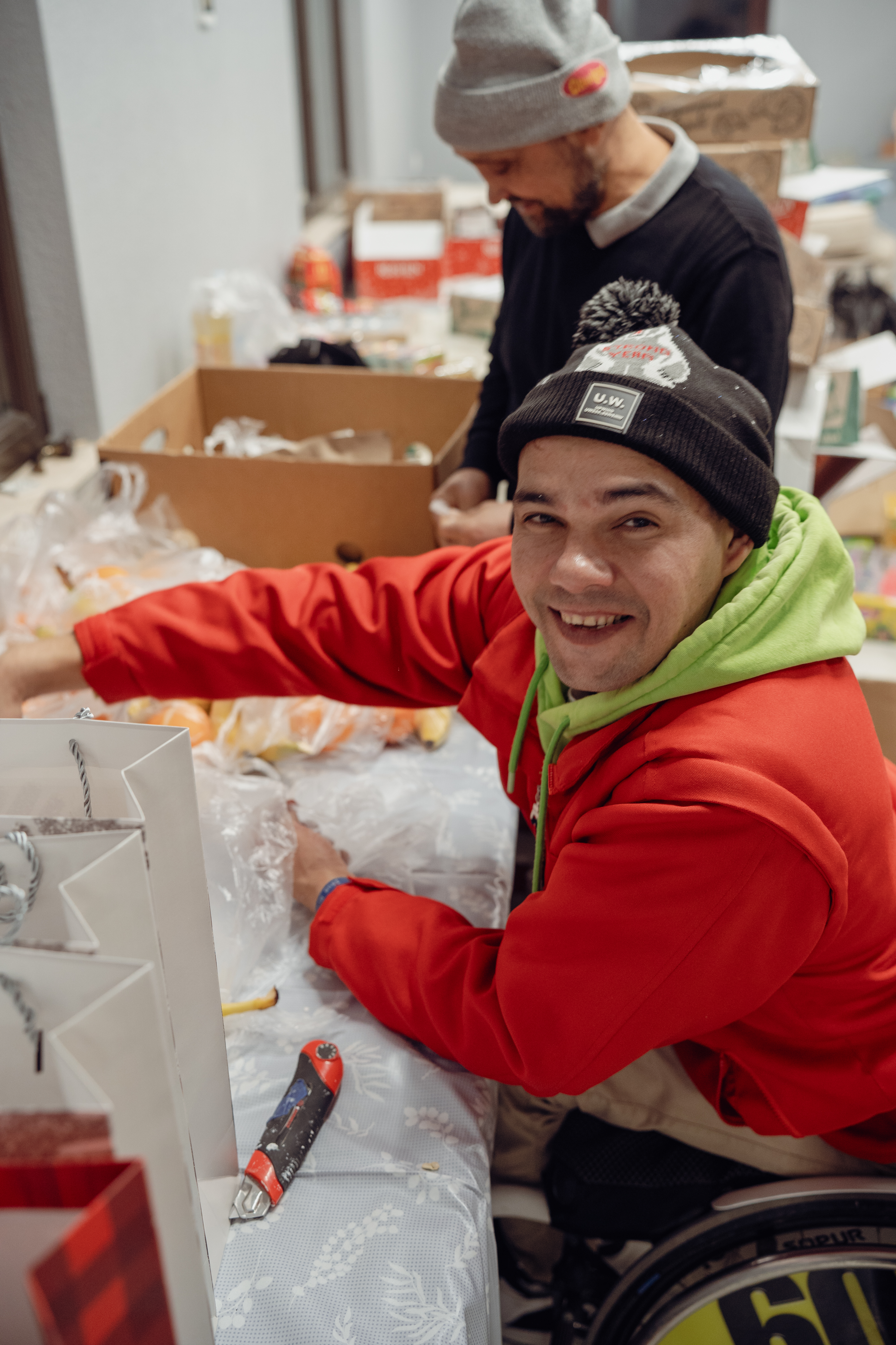 Our volunteers working